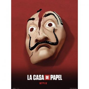 Grupo Erik Print 30x40 cm La Casa de Papel Máscara