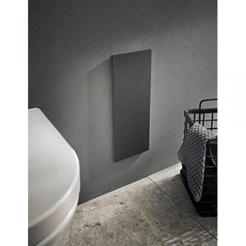 Emco Asis Pure Unterputz-Toilettenbürsten-Modul, 170x435mm, Anschlag rechts, diamantgrau