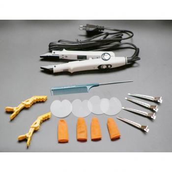 Super B Type White Color Flat Plate Hair Extension Heat Tool