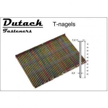 Dutack verzinkte T-nagels 25mm 2000 stuks