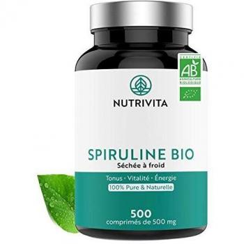 Spirulina Bio 500 mg – Rein, ohne Hil