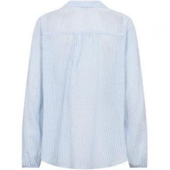 Soyaconcept Streifenbluse Dione, Damenmode, Größe L, Blau