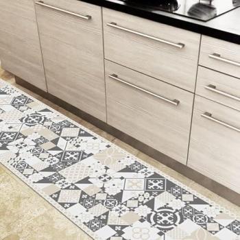 Tapis Sable Antidérapant en Vinyle 120x200cm