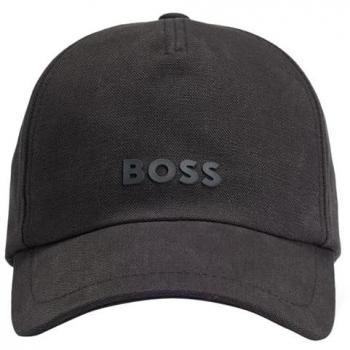 Cappellino Fresco Boss con Logo Gommato Nero Taglia Unica