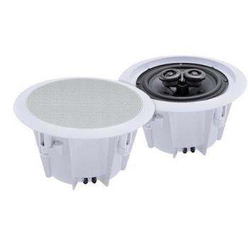 E‑Audio Twin Offset 5.25 Ceiling Speaker Pair – 2‑Way, 40 W, 8 Ω
