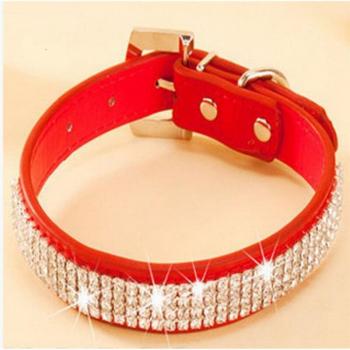Sparkling Diamond Crystal Rhinestone Bling Collar for Kittens