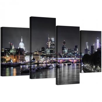 Living Room London Skyline Canvas