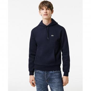 Lacoste hoodie en polaire bleu taille XXL