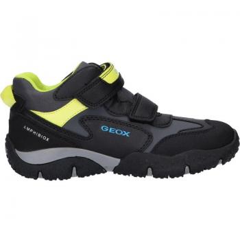 Boots enfant Geox Bottines JR BALTIC BOY B ABX Noir