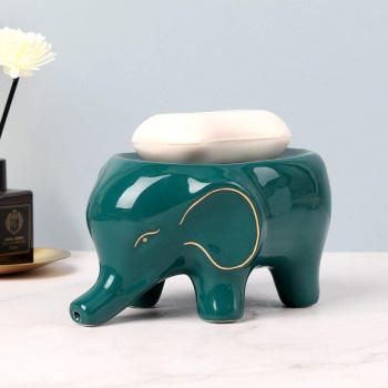 Ceramic Elephant Soap Tray