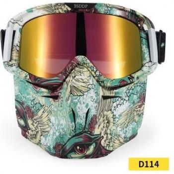 Retro Harley Motorcycle Helmet Goggles