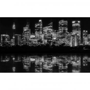 QUEENCE Fine Art Print in Acryl – Hochhaus Panorama