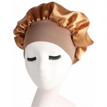 Adjustable Silk Satin Sleep Hat