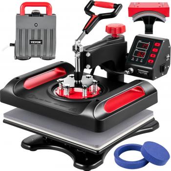 T-Shirt Transferpresse VEVOR – 29x38 cm, 1 kW Leistung