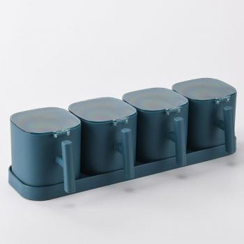 Condiment Organizer with Spice Jars