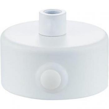 Patère mini blanc avec 2 sorties, accessoire lumineux pour lampes