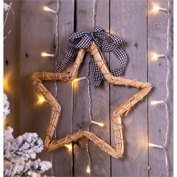 Natural Wicker Hollow Star