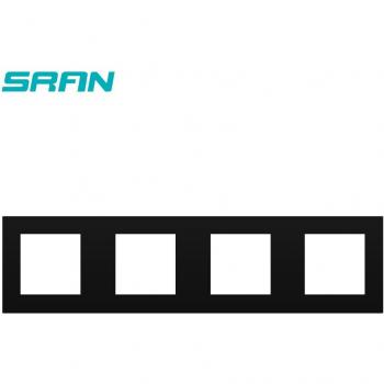 SRAN Blank Switch Socket Panel 344mm x 86mm White