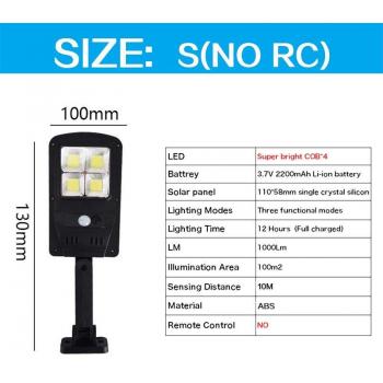 5000 Lumens Solar Motion Sensor Wall Lamp