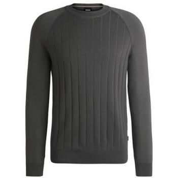 BOSS Strickpullover aus Schurwoll-Mix Modell 'Belugo', Größe M
