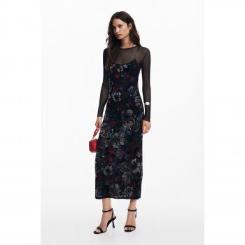 Vestido Preto em Mesh