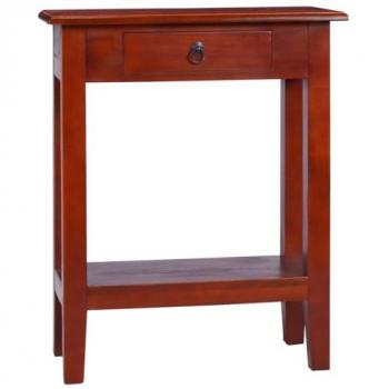 Sonata Console Table Classic Brown 60x30x75 cm Solid Mahogany Wood