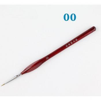1PC Sable Hair Gouache Brush for Fine Art