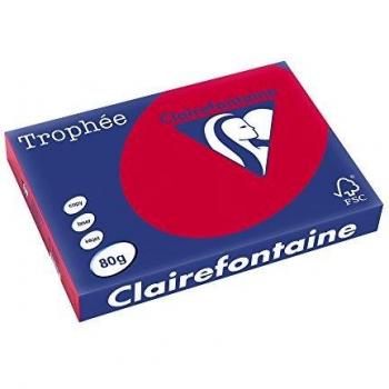 Clairalfa Papier universel Trophée A3 rouge groseille
