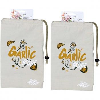 2 Sacchetti per Aglio 20 x 32 cm