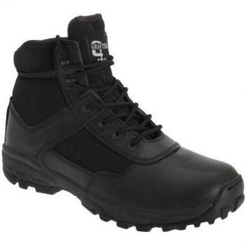 Cover II Black Non-Metal Combat Boots