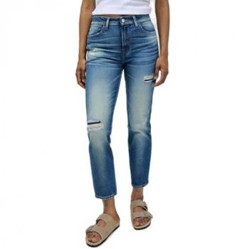 Vaquero Slim de Mujer True Cropped con Tiro Alto