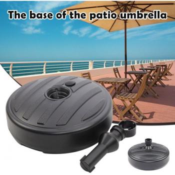 Base de parapluie de patio 15 pouces en plastique pour jardin PLDI889