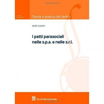 Patti parasociali s.p.a. s.r.l.