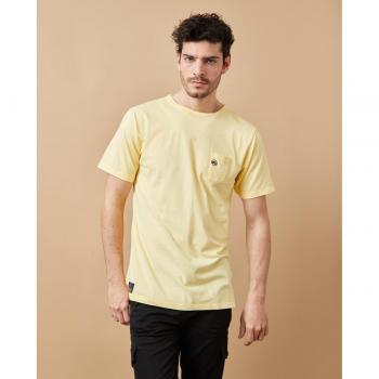 Camiseta de Algodón Amarilla Altonadock para Hombre