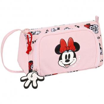 PORTATODO CON BOLSILLO DESPLEGABLE VACIO MINNIE MOUSE ME TIME 20x11x8,5cm