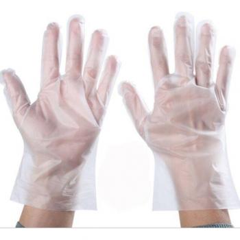 100Pcs Clear Disposable Anti-Static Gloves for Food Handling