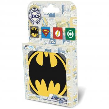 Pack de 4 dessous de verre DC Comics « Emblème »