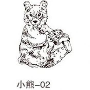 Nature's Charm Wooden Rubber Stamp Set