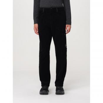 Pantaloni in velluto di cotone a coste Nero Stone Island Taglia 34