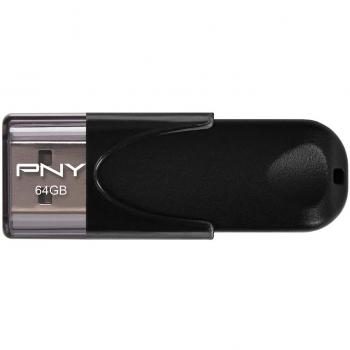 Chiavetta USB PNY Pendrive Attachment 4 64 GB – Versione Nero