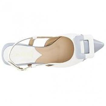 CAFè NOIR Ballerina Light Blue & White