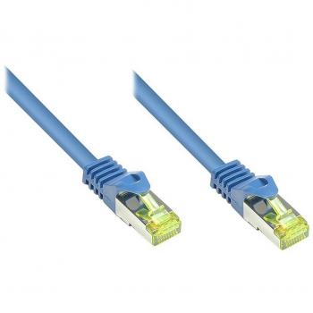 Good Connections Patchkabel mit Rastnasenschutz RNS Cat. 7 blau 1,5m