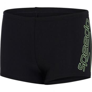 Costume Speedo Bambino Parigamba Boomlogo Nero Lime 9-10 Anni