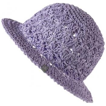 Bonnet de paille à motif crochet violet clair Sterntaler