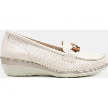 Mocasines de mujer 24HRS en piel con cuña