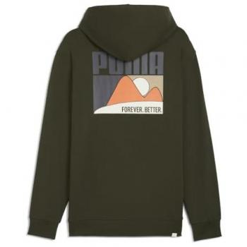 Sudadera puma better sportswear hombre verde caqui