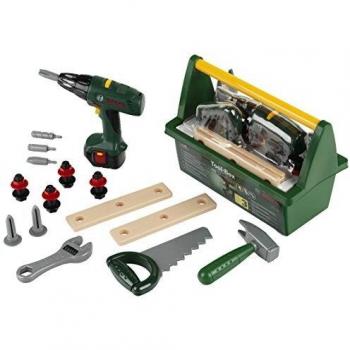 Bosch Junior Kit 8429 – Caisse à Outils avec Marteau, Visseuse et Plus