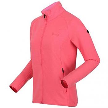 Regatta Nevona Female Full Zip Fleece, Tropical Pink, 10 U.S. Size