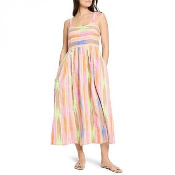 Mid‑Season Pink Sadie HeatWave Dress – Medium