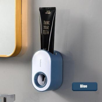 Dispensador de Pasta Dental Montado en la Pared con Exprimidor Automático